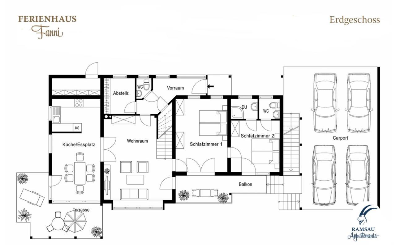 Ferienhaus Fanni رامساو أم داتشستين المظهر الخارجي الصورة